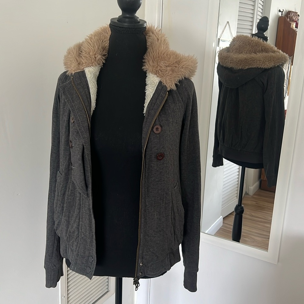 Marc by Marc Jacob's Sherpa lined hoodie